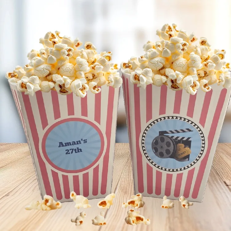 Shop custom popcorn boxes with name print
